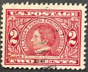 US #370 Used F/VF 2c William H. Seward 1909 [G25.4.2]