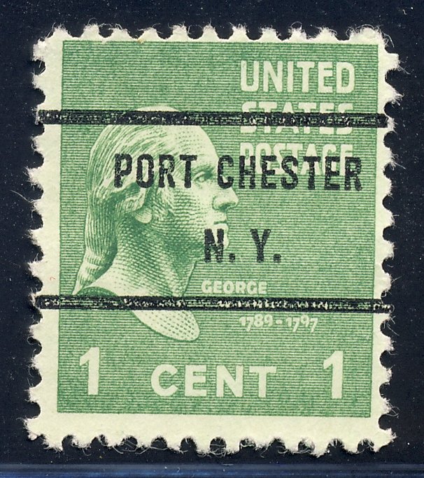 Port Chester NY, 804-71 Bureau Precancel, 1¢ Washington