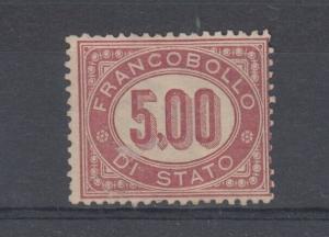 Italy Franco Bollo 5 Postage Due SG027 MLH J4079