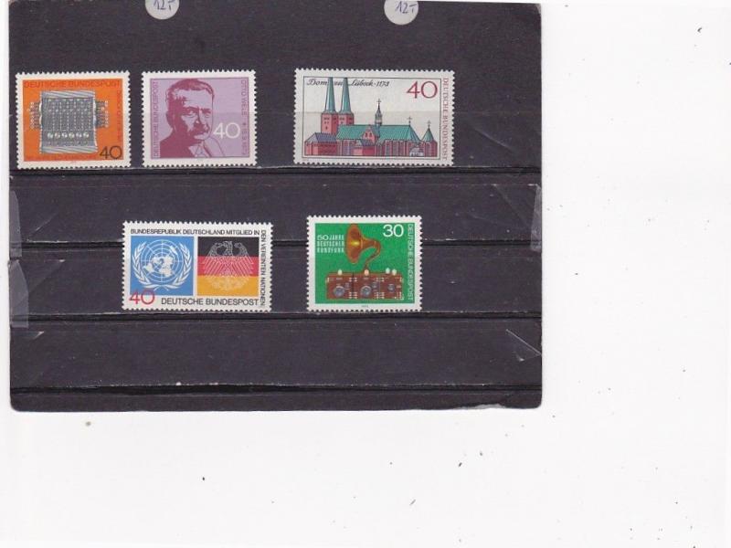 Germany 1101-1127 MNH & MH (1103-1110 + 1123-1125=Mint Hinged)