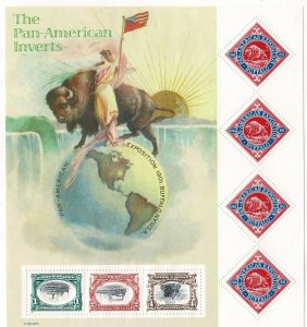 USA #3505 Pan-American Inverts sheet MNH