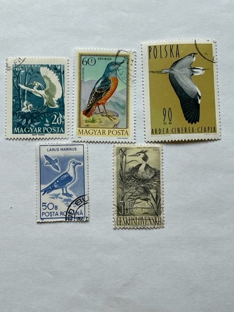 Small Collection of 25 “WW Birds” – Used & CTO