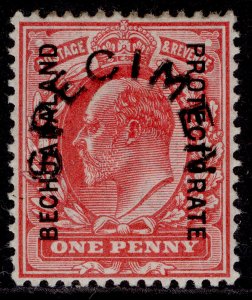 BECHUANALAND PROTECTORATE EDVII SG68s, 1d scarlet, M MINT. Cat £65. SPECIMEN