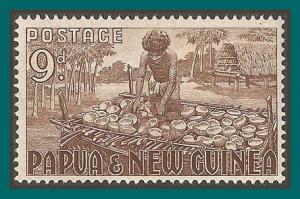 Papua New Guinea 1952 Copra Making, MNH #130,SG9