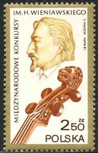 Poland 1981 Sc 2482 Composer Henryk Wieniawski Stamp MNH