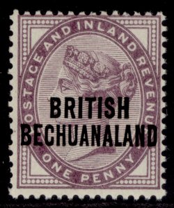 BRITISH BECHUANALAND QV SG33, 1d lilac, LH MINT.