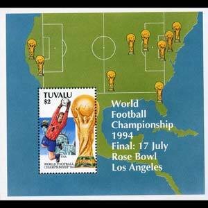 TUVALU 1994 - Scott# 670 S/S W.Cup Soccer NH