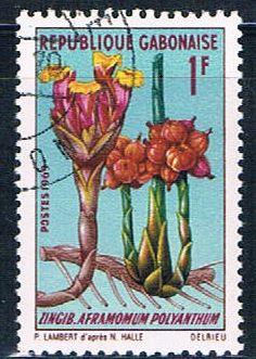 Gabon 244 Used African plant ul 1969 (G0311)+