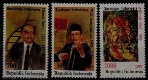 Indonesia 1703-05 MNH Artists SCV3.50