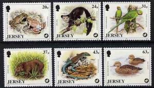 Jersey 1997 Wildlife Preservation Trust (6th series) set ...