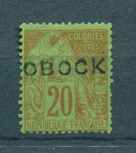 Obock sc# 16 mh cat value $50.00