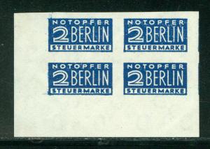 Germany AM Post Scott # RA1, mint nh, b/4, variation