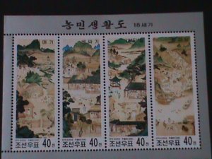 ​KOREA-2000-SC#3949- FAMOUS 18TH CENTURY PAINTING-RURAL LIFE-MNH S/S- VF