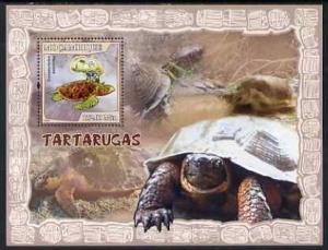 Mozambique 2007 Turtles perf souvenir sheet unmounted min...