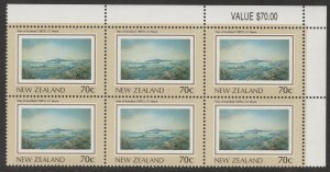 New Zealand 1988 70c Heritage - The Land Value Block UHM