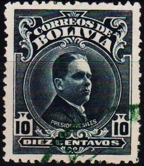 Bolivia. 1928 10c S.G.222 Fine Used