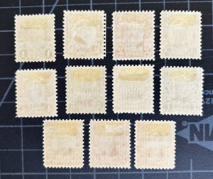 US Stamps-SC# 669 - 679- MOGH & HR - SCV $261