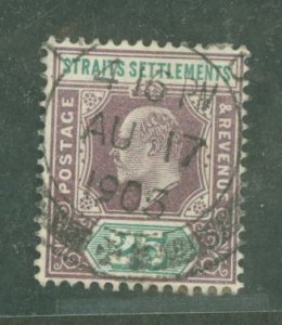 Straits Settlements #117 Used Single