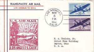 1941, 1st Flt., FAM-19, Los Angles, CA to Suva, Fiji, See Remark (39260)