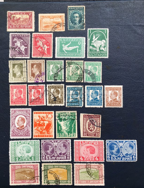 Bulgaria Stamps,1925-31,Sc#81-246,gymnast,Tsar And Fiancee,