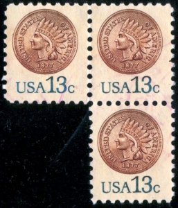 United States - SC #1734 - USED BLOCK OF 3 - 1978 - Item USA1955NS12