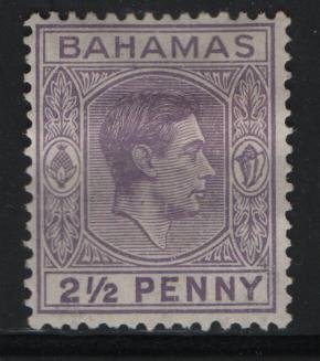 BAHAMAS, 104A, HINGED, 1938-46, George VI type