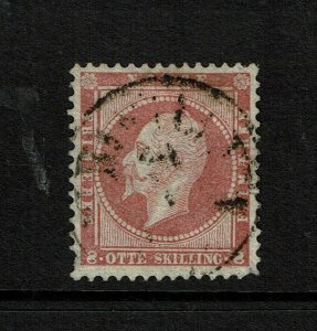 Norway SC# 5, Used, very minor creasing - S9187 