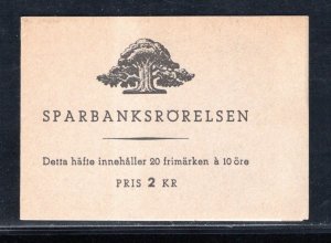 SWEDEN SC# 368a COMP BKLT VF/MOG