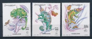 [28318] Somalia 2001 Reptiles Chameleons MNH