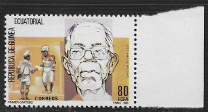 Equatorial Guinea #90 80fr Jose Mavule Ndjong, First Postmaster ~ MNH