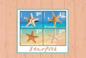 Grenada - 2015 - Starfish - Sheet Of 4 - MNH