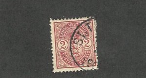Danish West Indies, Postage Stamp, #29 Used, 1903