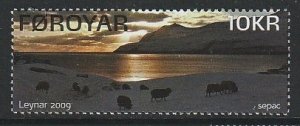 2009 Faroe Islands - Sc 519 - MNH VF - 1 single - Leynar