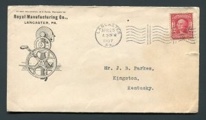 1907 Royal Manufacturing Co. - Lancaster, Pennsylvania to Kingston, KY - Gears