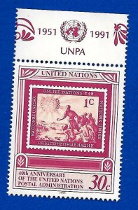 U.N. New York 1991 > MNH + TAB - Scott #597