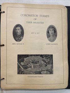 1937 Commonwealth Coronation King George KGVI Complete 204 Stamps MNH in Album