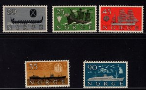 Norway Scott 382 - 386 - Set Of 6. MNH. OG.    #02 NORW382s6b