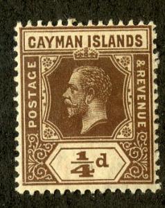 CAYMAN ISLANDS 32 MH SCV $1.25 BIN $0.50 ROYALTY