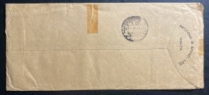 1952 Malta Airmail Cover To American Embassy Teheran  Self Government Stamp 