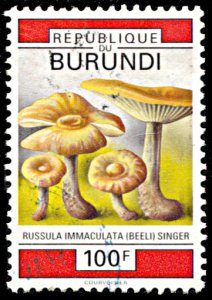 Burundi 691, used, Mushrooms