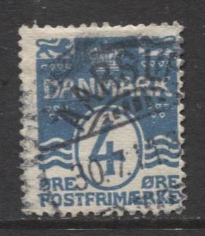Denmark - Scott 88 - Definitive Issue -1913 - Used - Single 4o Stamp