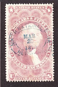 US R84c $2.50 Inland Exchange Used F-VF SCV $22.50 (001)