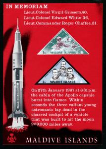 Maldive Islands Mint S/S Apollo Disaster!