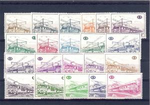 Belgium, Q328-406, Parcel Post Singles, **Hinged**