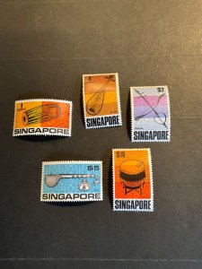 Singapore Scott #107-11 hinged