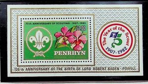 PENRHYN Sc 215-21 NH REG+OVPR SETS+S/S OF 1983 - SCOUTS