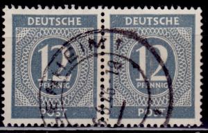 Germany, 1946, Numeral of Value, 12pf, sc#539, used
