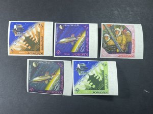 JORDAN # 521-521D-MINT NEVER/HINGED-IMPERFORATE VARIETY---COMPLETE SET---1965