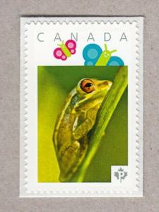 FROG on LEAF = Picture Postage  stamp MNH-VF Canada 2016 [p16/02-2fr6/6]