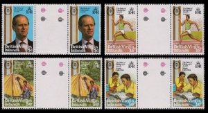 1981 British Virgin Islands 411-414x2+Tab Prince Philip